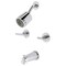 Kingston Brass KBX8141CML Two-Handle Tub and Shower Faucet, Polished Chrome KBX8141CML - alternate 1